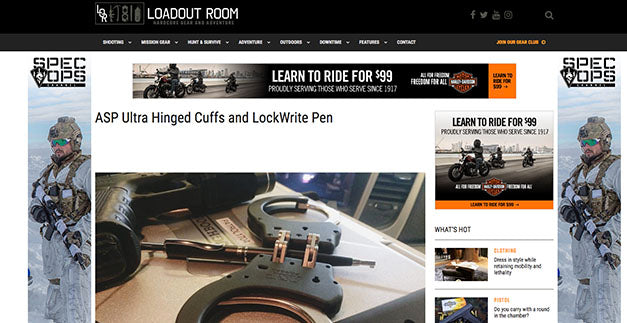 Loadout Room: ASP Ultra Hinged Cuffs and LockWrite Pen