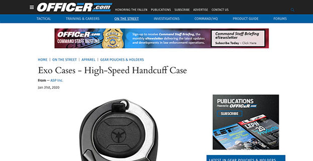 Officer.com: Exo Cases - High-Speed Handcuff Case