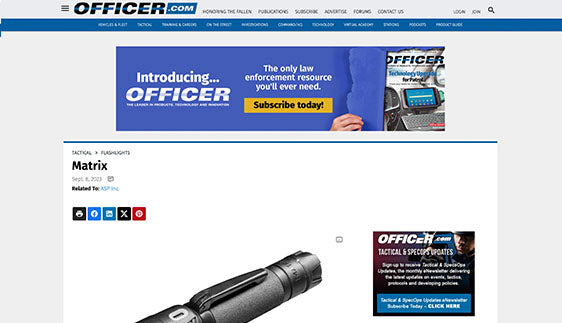 Officer.com: Matrix (Flashlight)