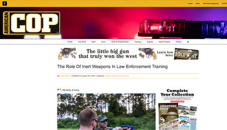 American Cop: The Role Of Inert Weapons In Law Enforcement Training