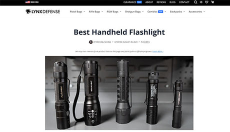 Lynx Defense: Best Handheld Flashlight