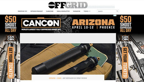 OFFGRID: ASP Defender OC Spray Review