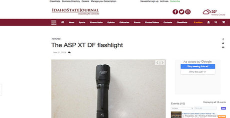 Idaho State Journal: The ASP XT DF Flashlight