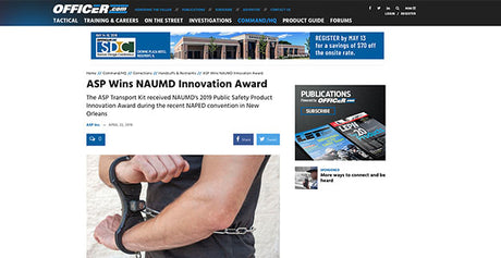 Officer.com: ASP Wins NAUMD Innovation Award