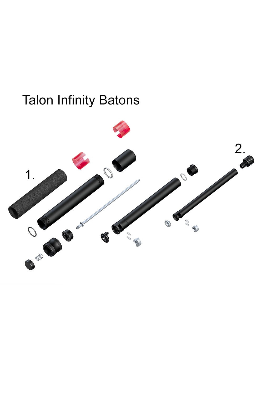 Talon Infinity Baton Parts